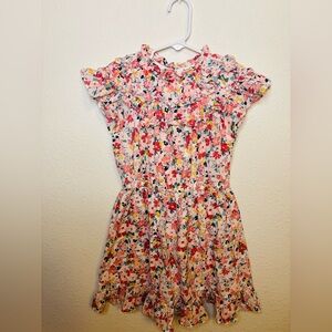 Janie and Jack Floral Ruffle Dress - Multicolor